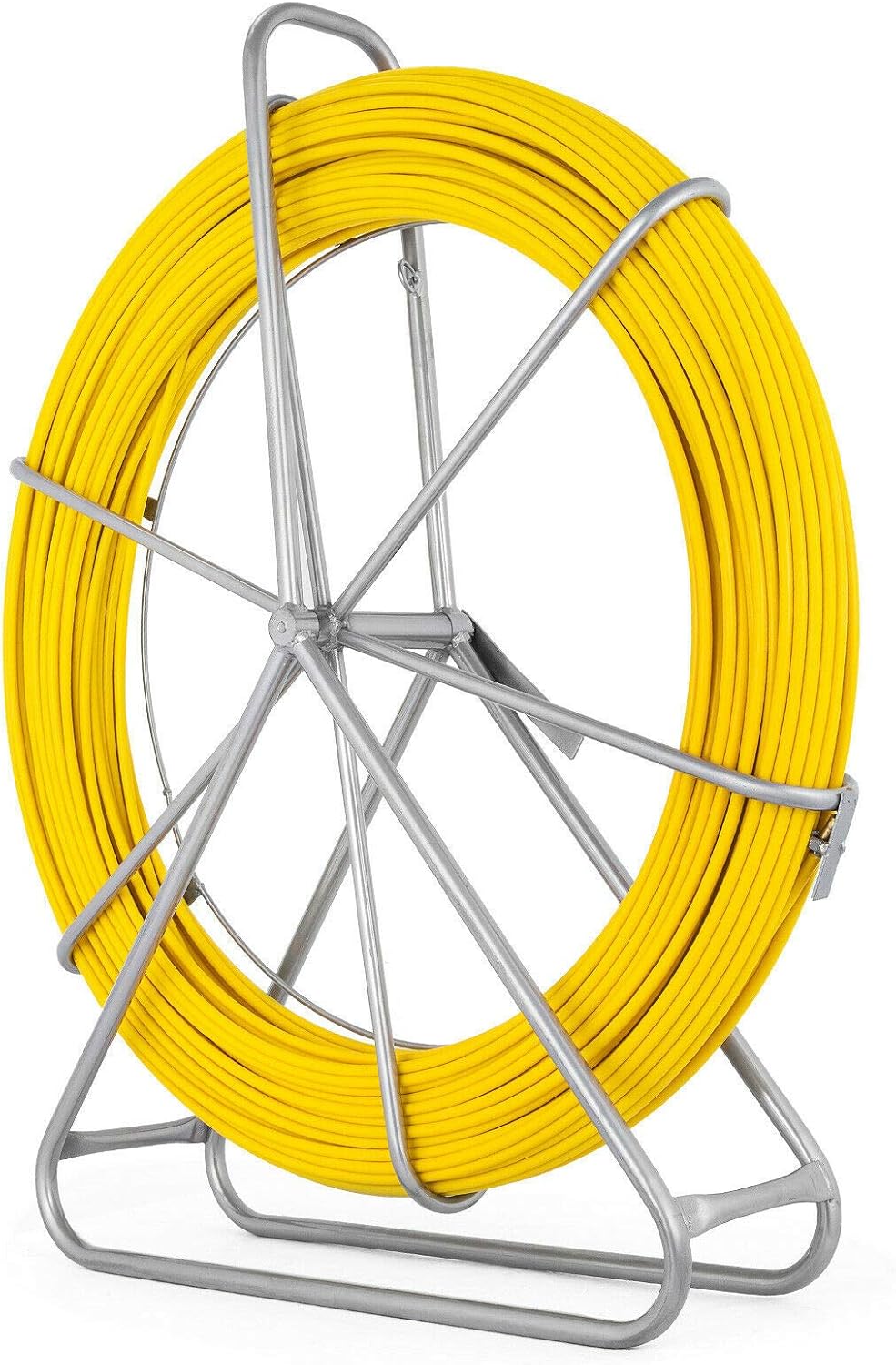 Fiberglass Fish Tape 656FT with Steel Reel Stand W207042