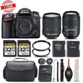 Black DSLR Camera with 18-140mm VR Lens and 55-300mm VR Lens T6709