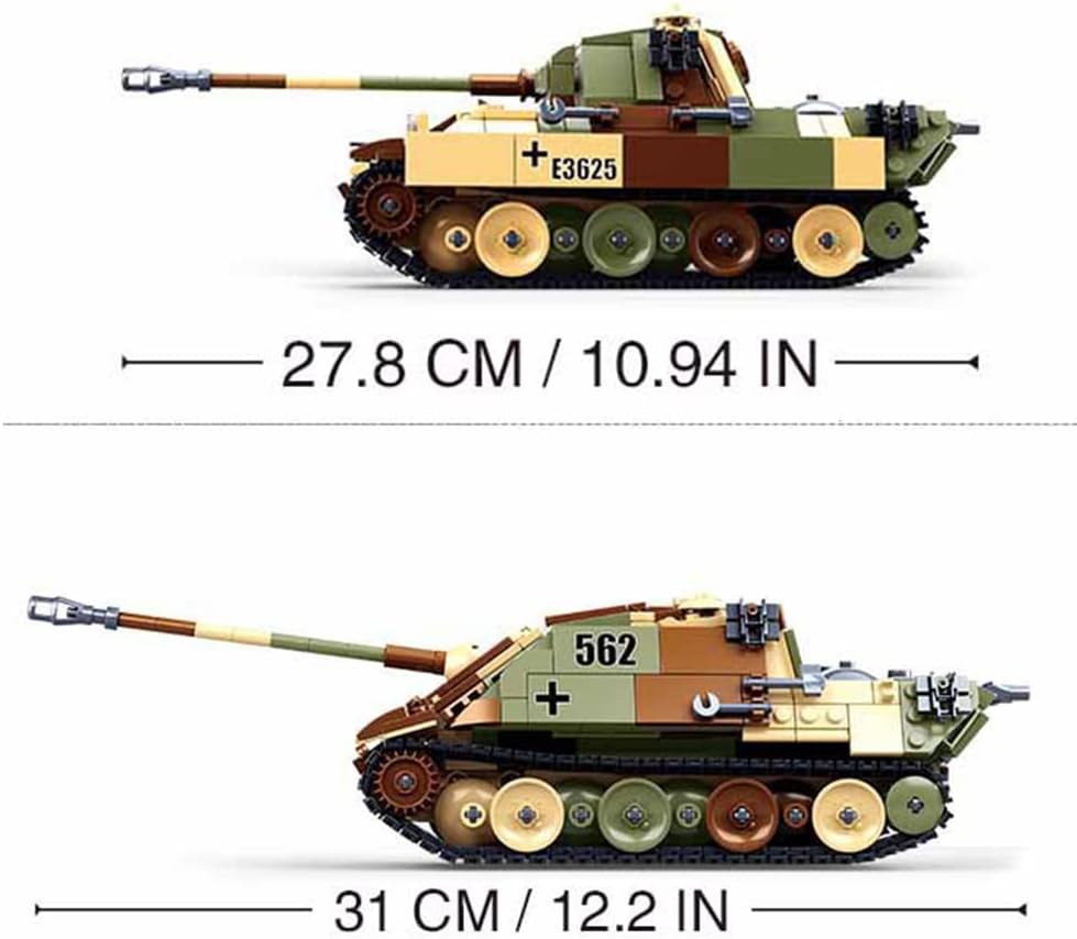 725 PCS Army Building Block Model with 3 Soldier Figures H270