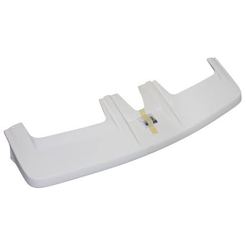 White Fiberglass Cab Visor B1546