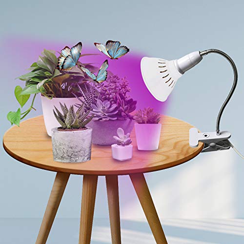 Aluminum Wire Neck Clip Light Socket 2-Pack Desk Clamp Lamp Holder Adjustable Light Stand With Switch 6.8ft Cable E26/E27 Clip Lamp Fixture I697519