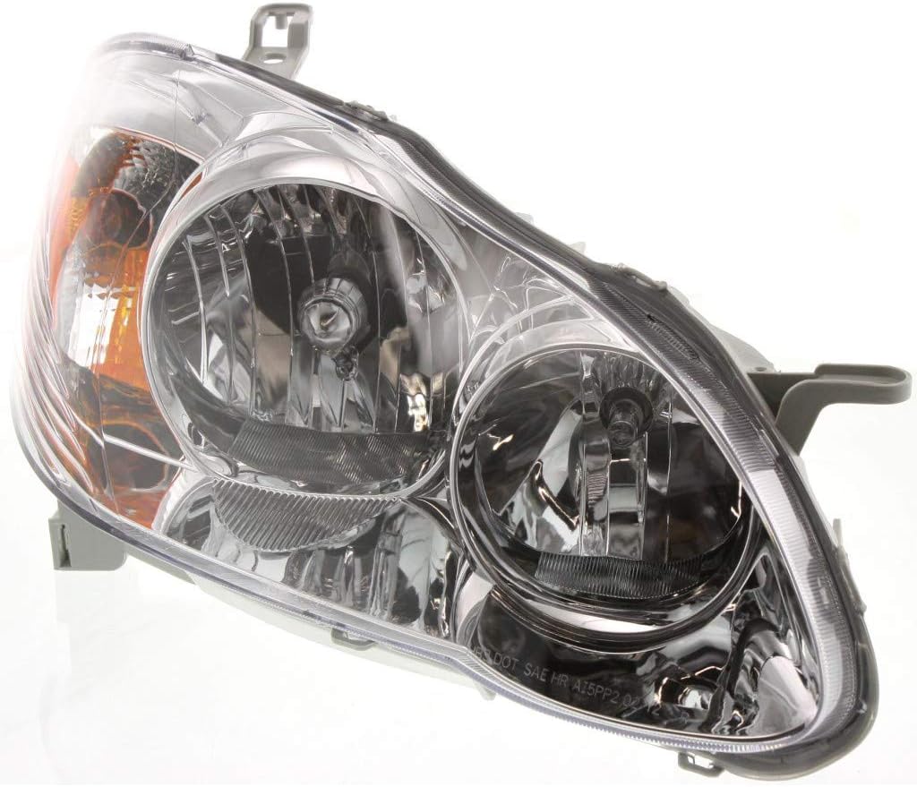 Passenger Side Headlight for Toyota Corolla 2005 2006 2007 2008 I340293