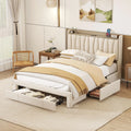 Wood Platform Bed Frame with 3 Drawers H910
