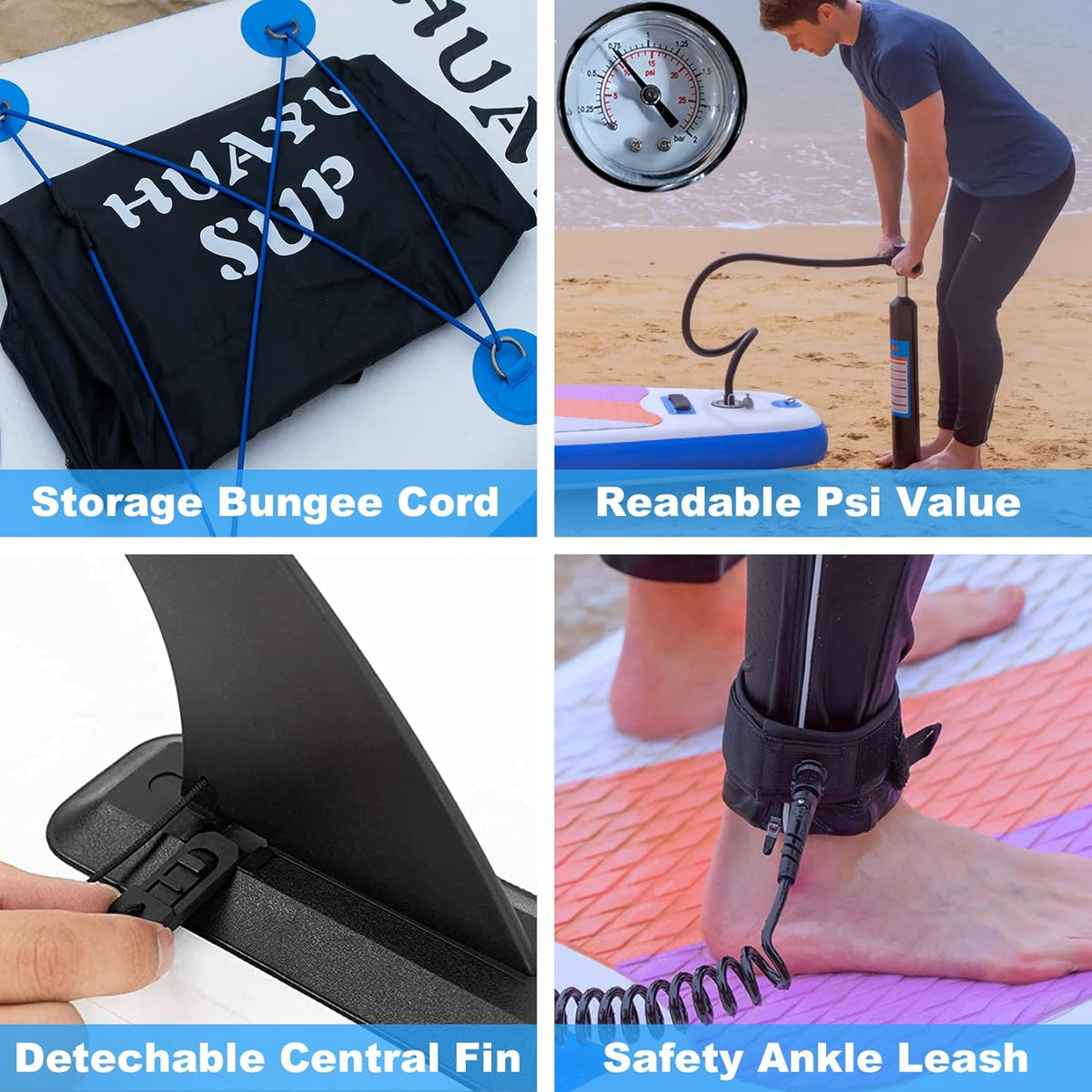 Inflatable Stand Up Paddle Board with Carry Bag V485