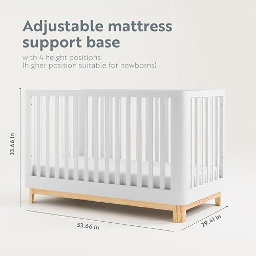 White 3-in-1 Convertible Crib X105531