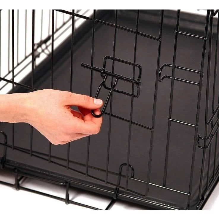 Double Door Metal Dog Crate C23685
