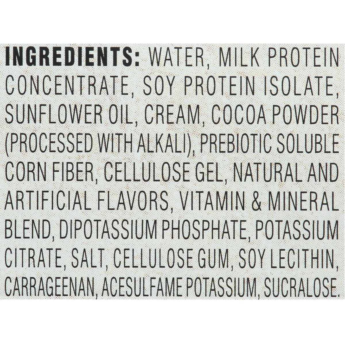 Milk Chocolate Protein Shake X81153