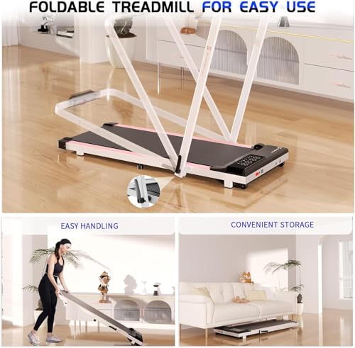 3 in 1 Folding Treadmill with Handle Bar F117943