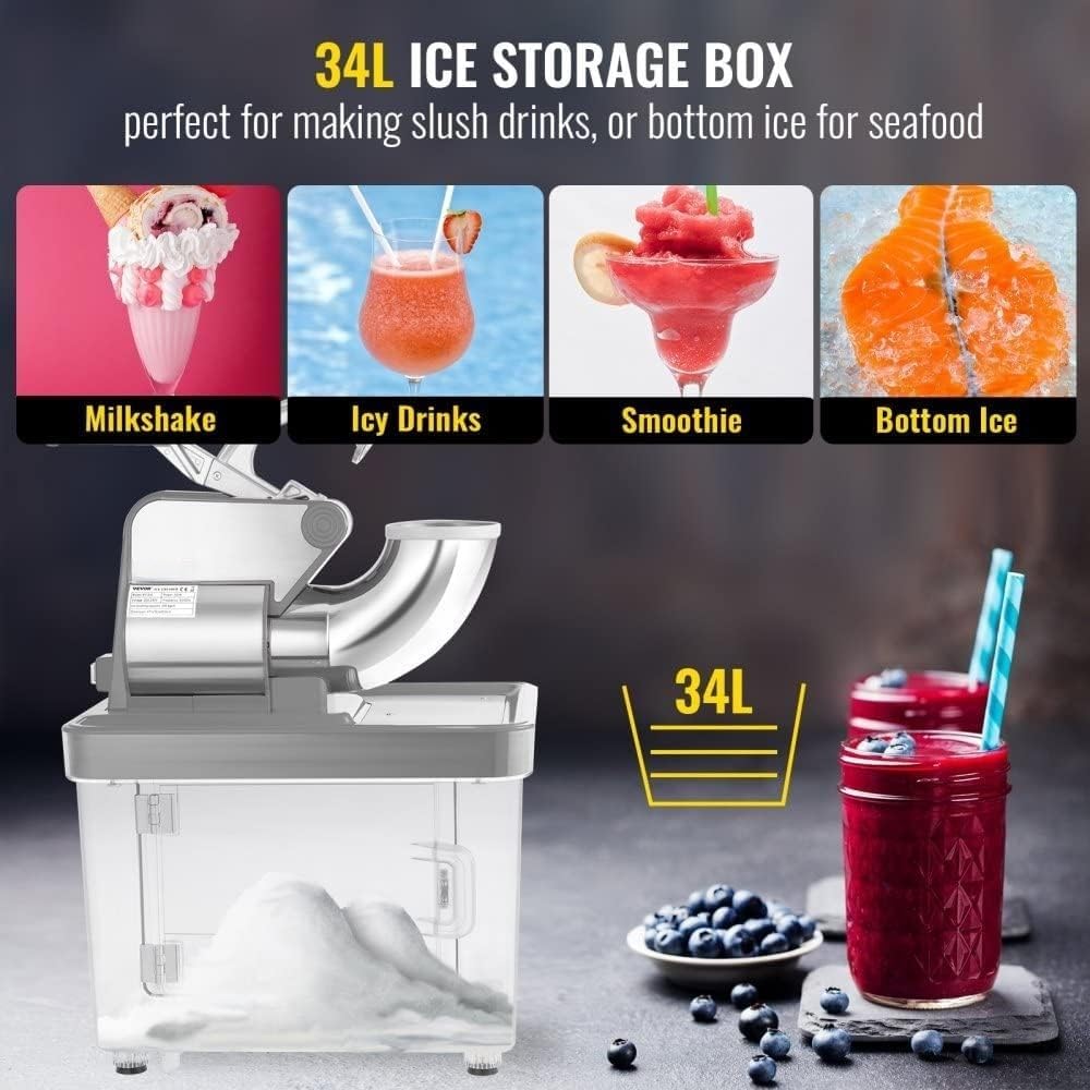 Stainless Steel Shaved Ice Machine D482