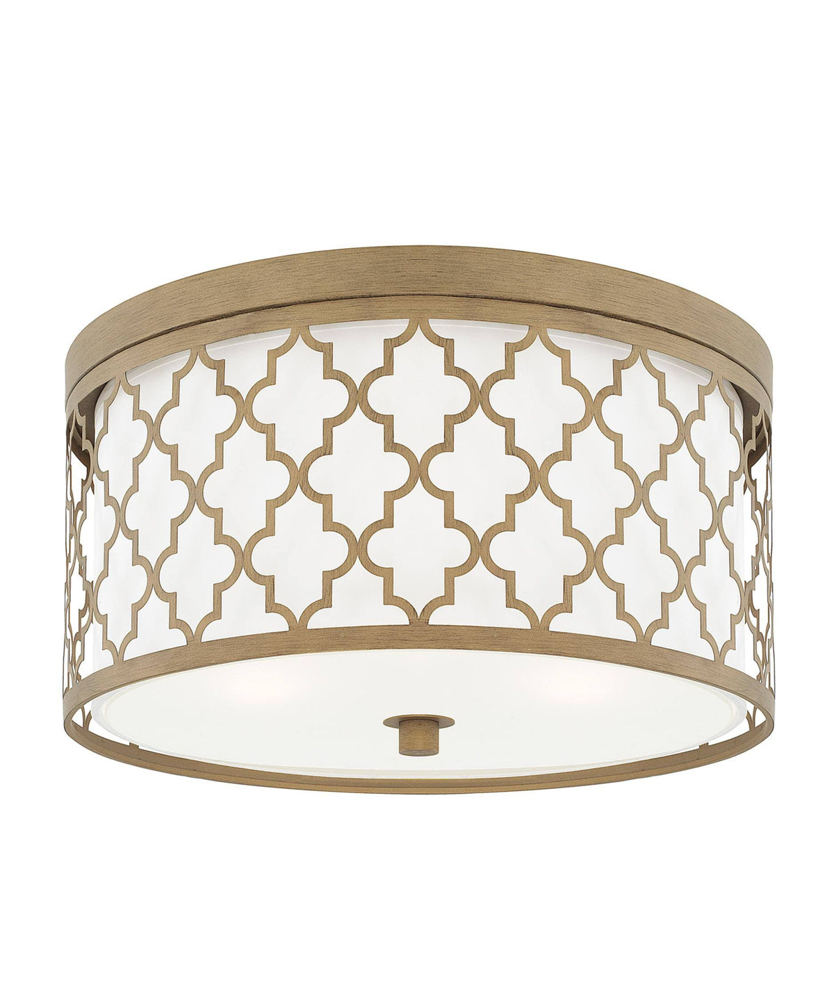 3 Light Flush Mount Brushed Gold X8465