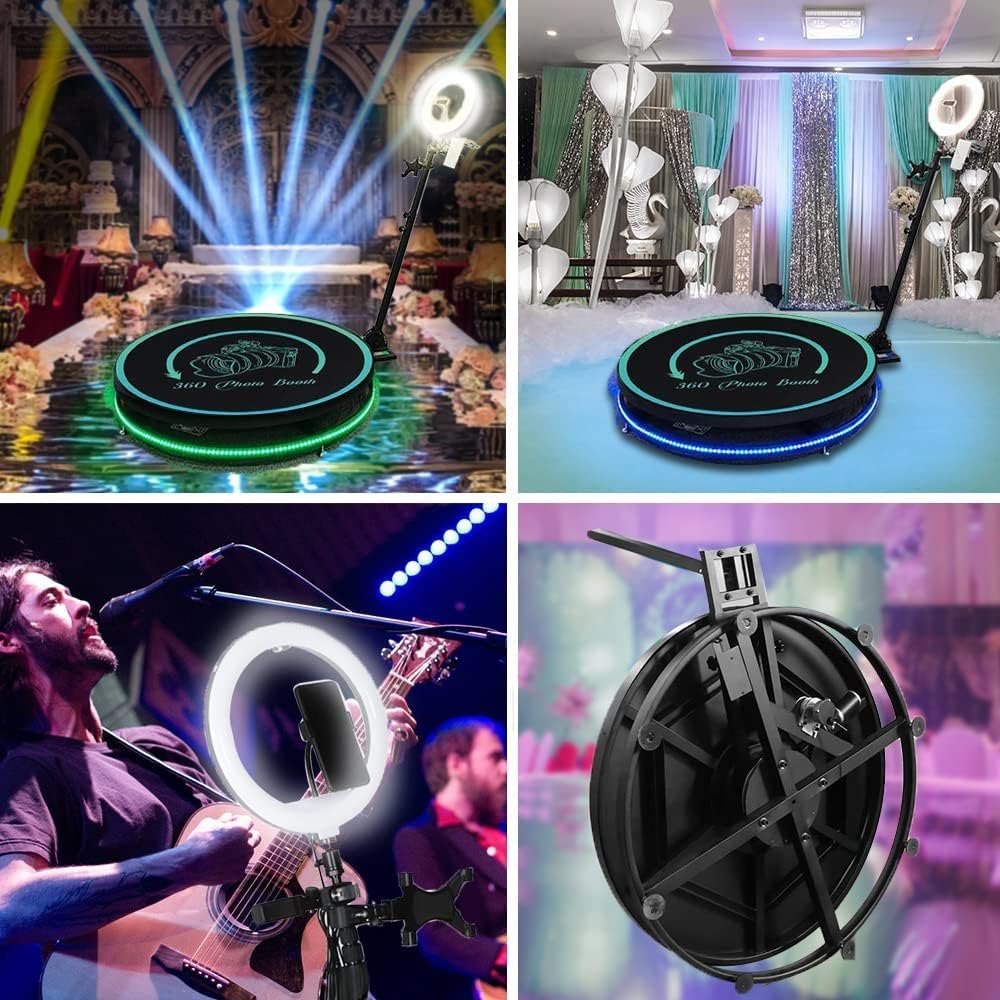 27'' 360 Photo Booth Machine with Ring Light T92987