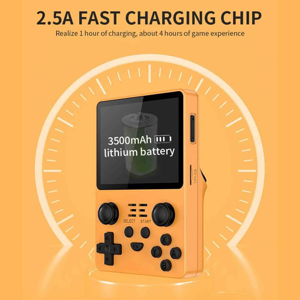 Yellow 3.5 Inch Handheld Game Console A4746