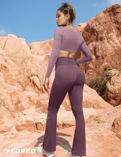 Crop Top Long Sleeve Padded Sports Yoga Shirt P8930