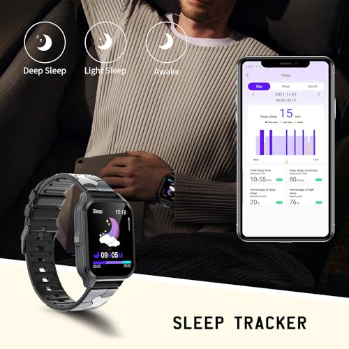 1.83'' Touch Screen Bluetooth Smart Watch with Double Strap A370