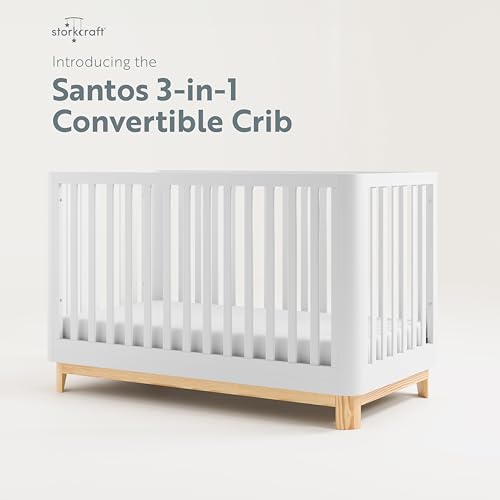 White 3-in-1 Convertible Crib X105531