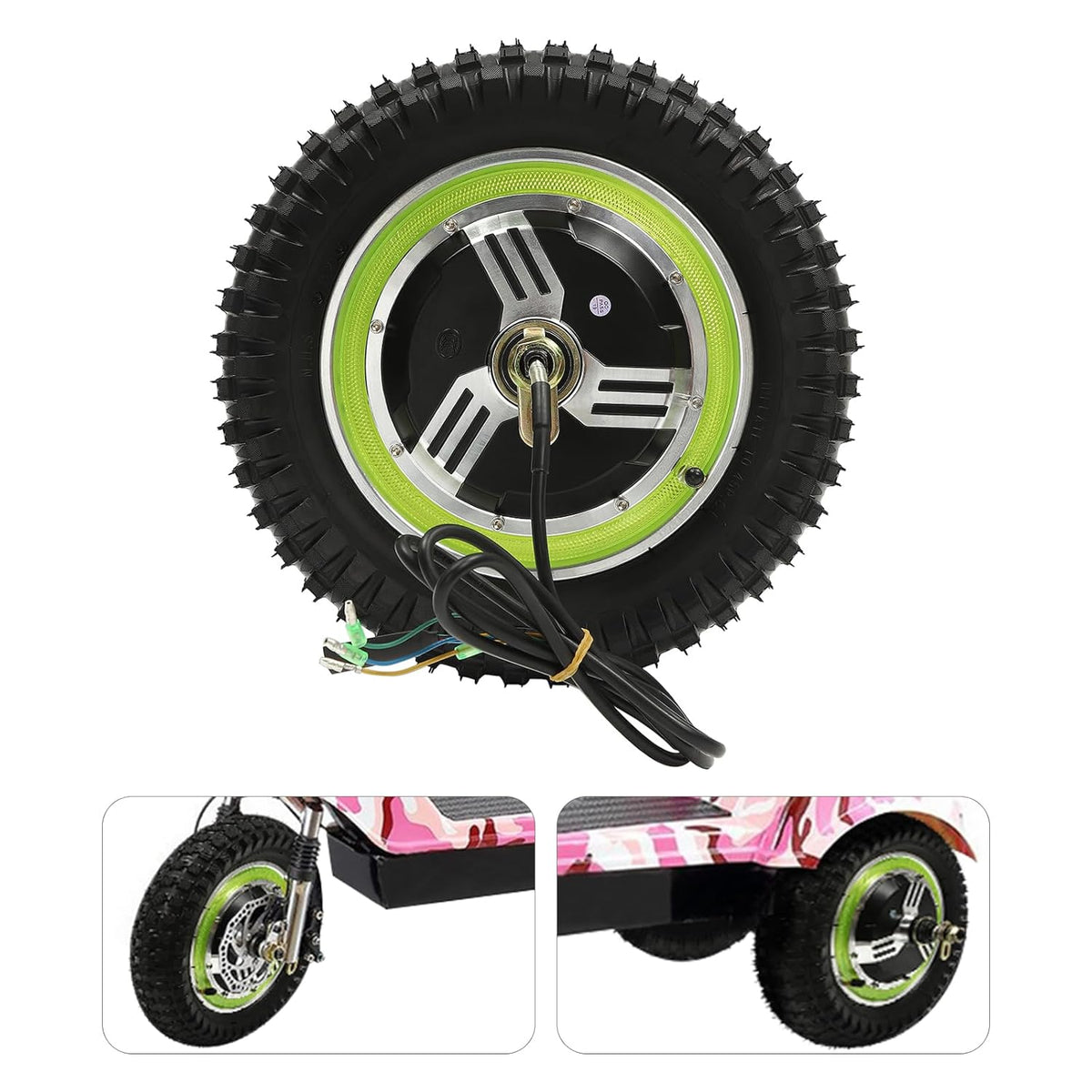 12'' 24V 350W Brushless Gearless Hub Motor Conversion Kit P89972