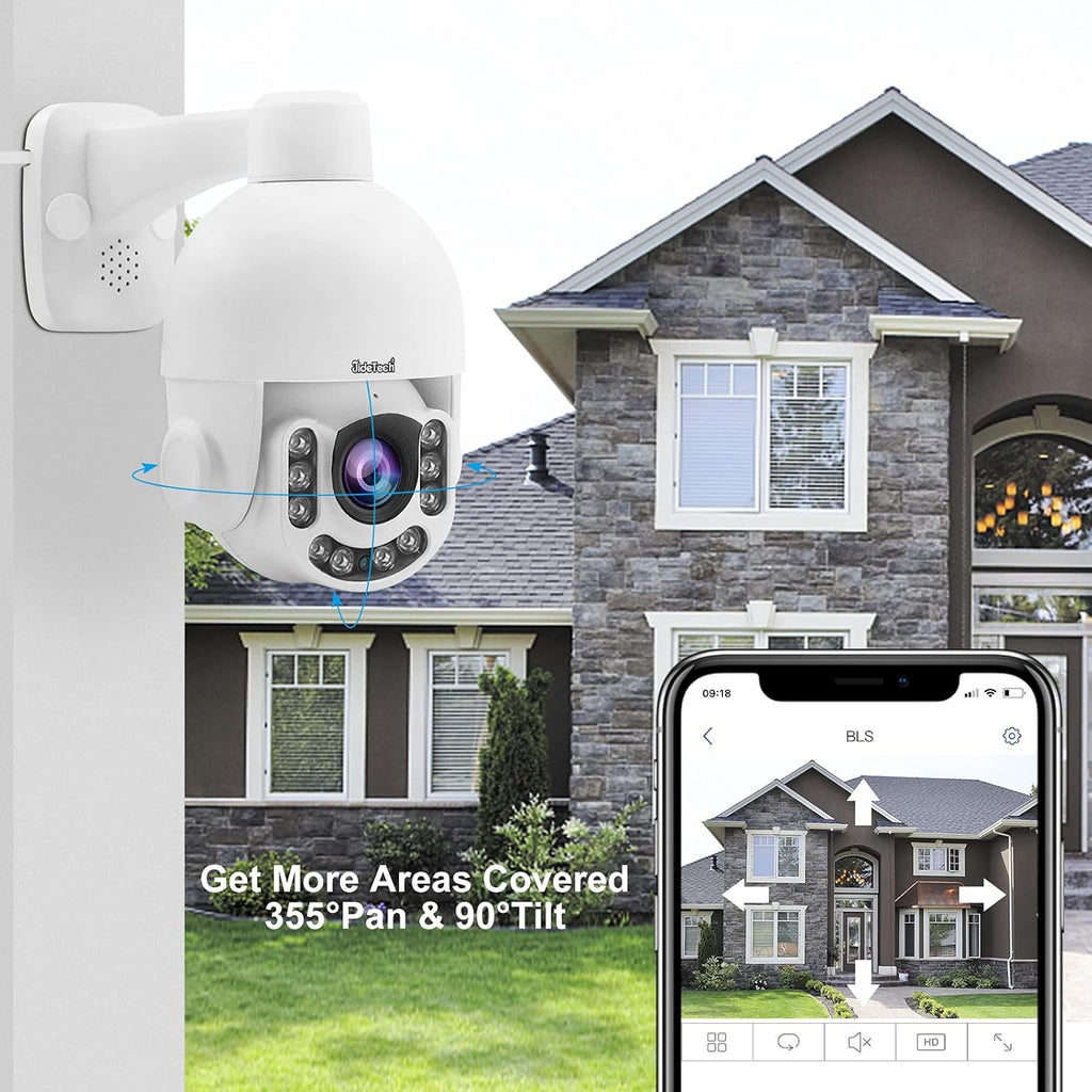 5MP PTZ POE Security Camera with 5X Optical Zoom I101229