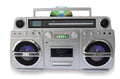 1980S-Style Boom Box CD Player, Cassette Player/Recorder, AM/FM, USB, Bluetooth Speaker J90975