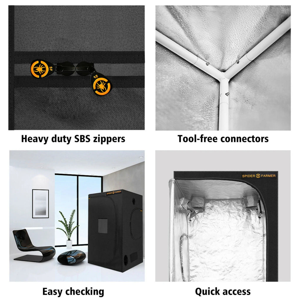 5’x5’x6.5′ Indoor Grow Tent B708