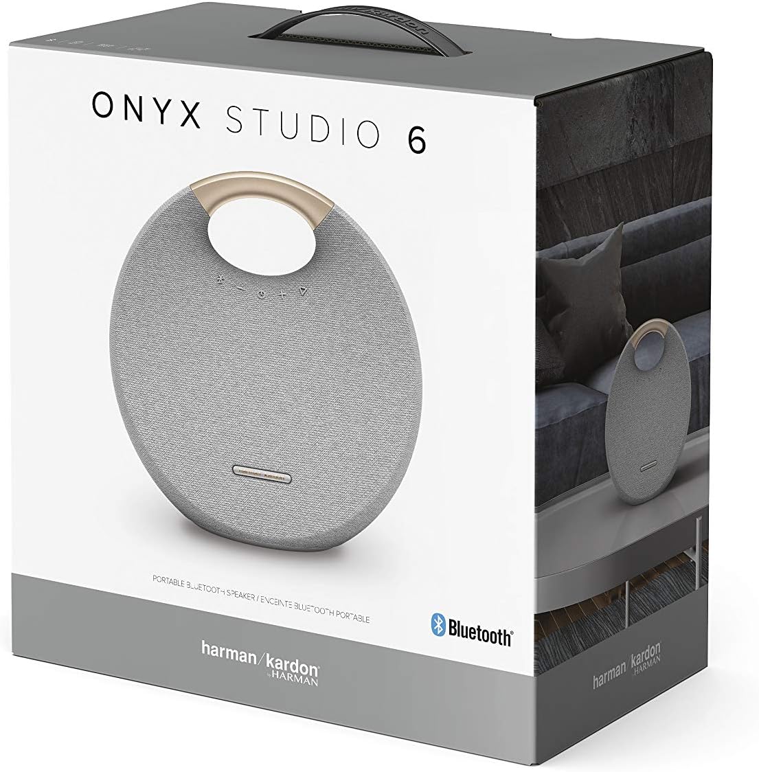 Gray Bluetooth Speaker with Handle J638739