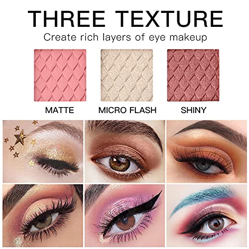 All-in-one Makeup Kit with Eyeshadow Palette Lipstick Blush Foundation Concealer Face Powder Mascara Lipgloss Brush W569660