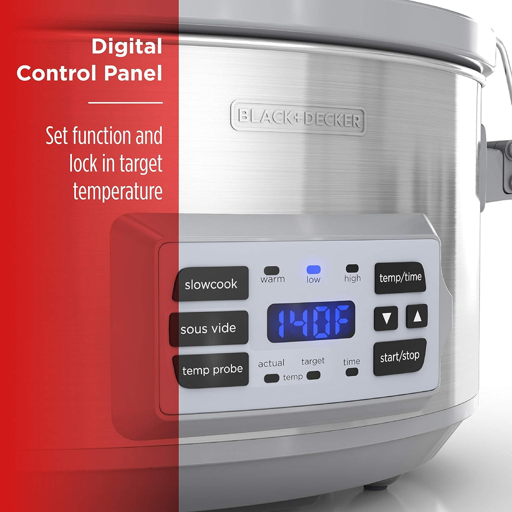 7-Quart Digital Slow Cooker with Locking Lid C77132