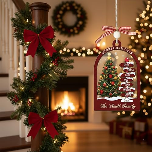 Personalized Christmas Wooden Ornament R3571