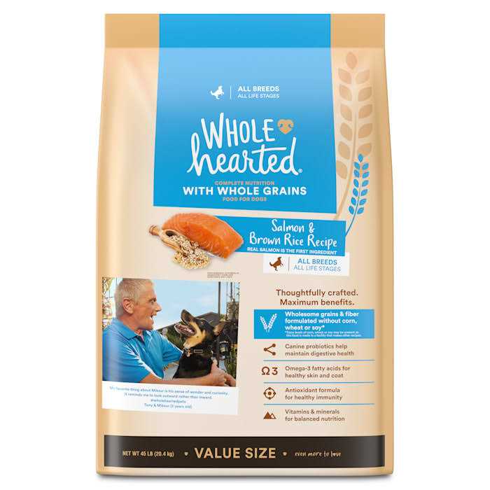 Whole Grains Salmon Recipe Dry Dog Food H710