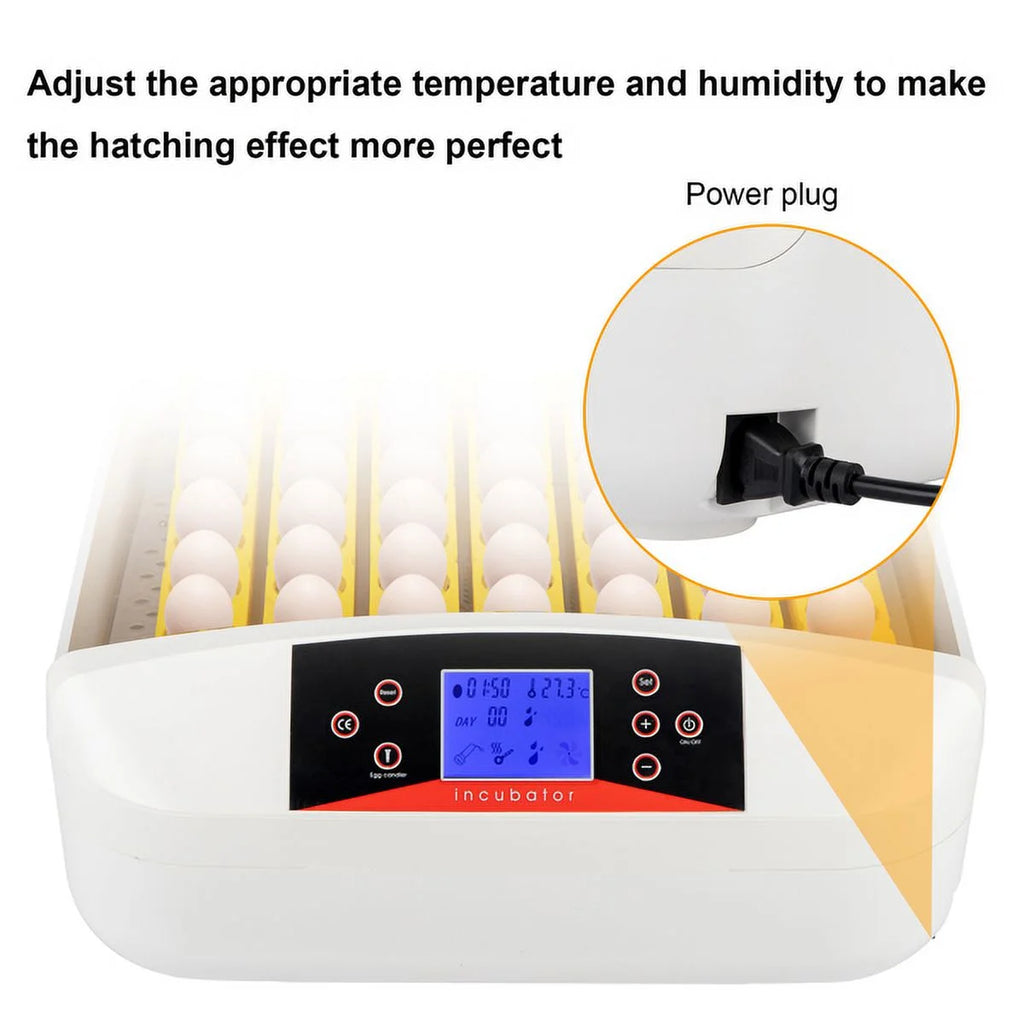 56-Egg Incubator with Automatic Egg Turning W3224