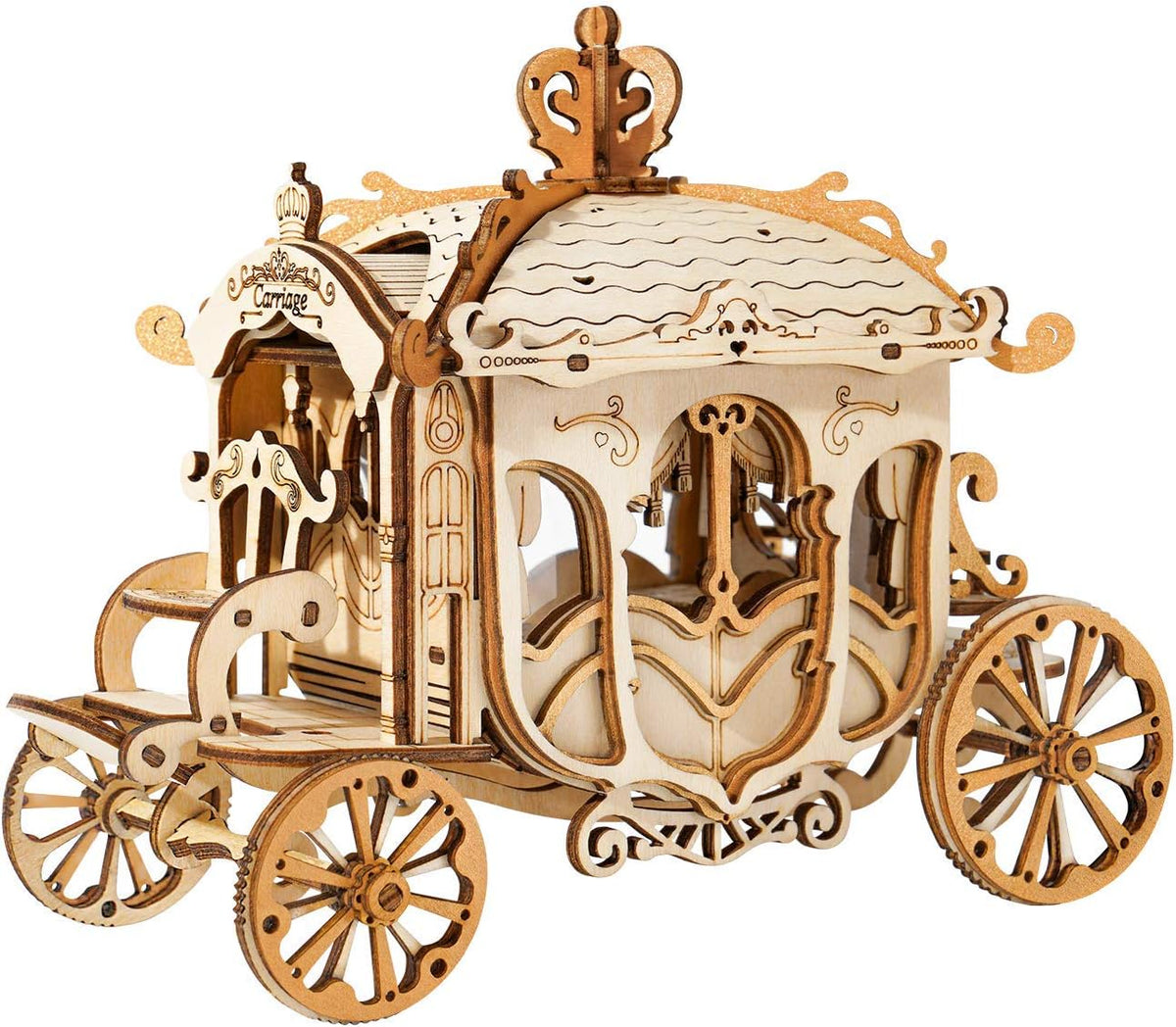 3D Wooden Puzzle Carriage Model Kit Z90104