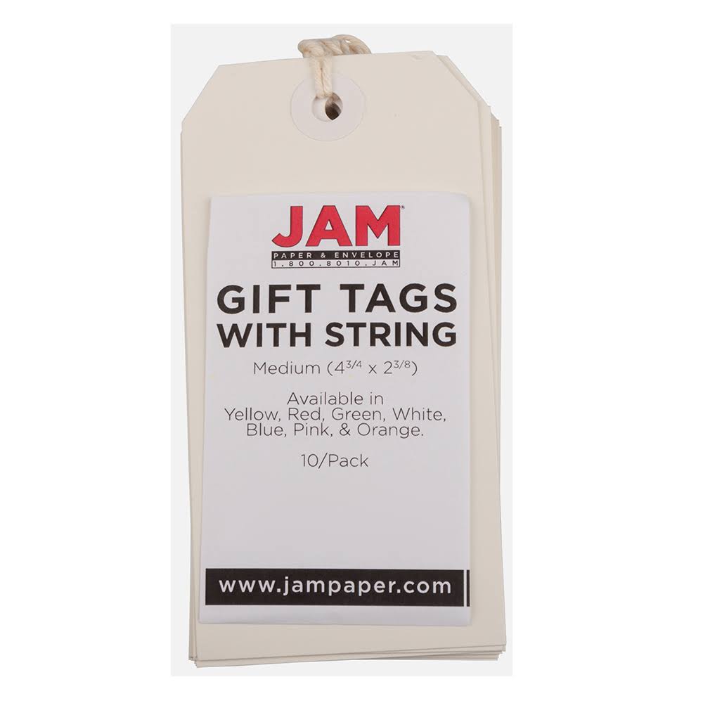 Gift Tags with String White 1000/Carton Y36088