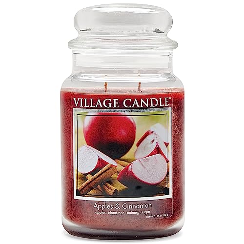 Apples & Cinnamon Large Apothecary Jar Scented Candle, 21.25 oz. J62406