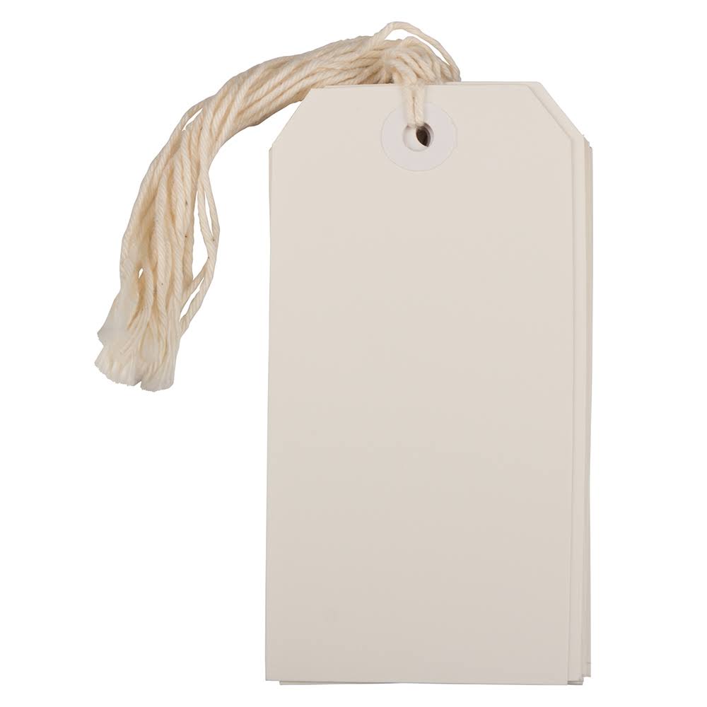 Gift Tags with String White 1000/Carton Y36088