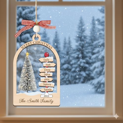 Personalized Christmas Wooden Ornament R3571