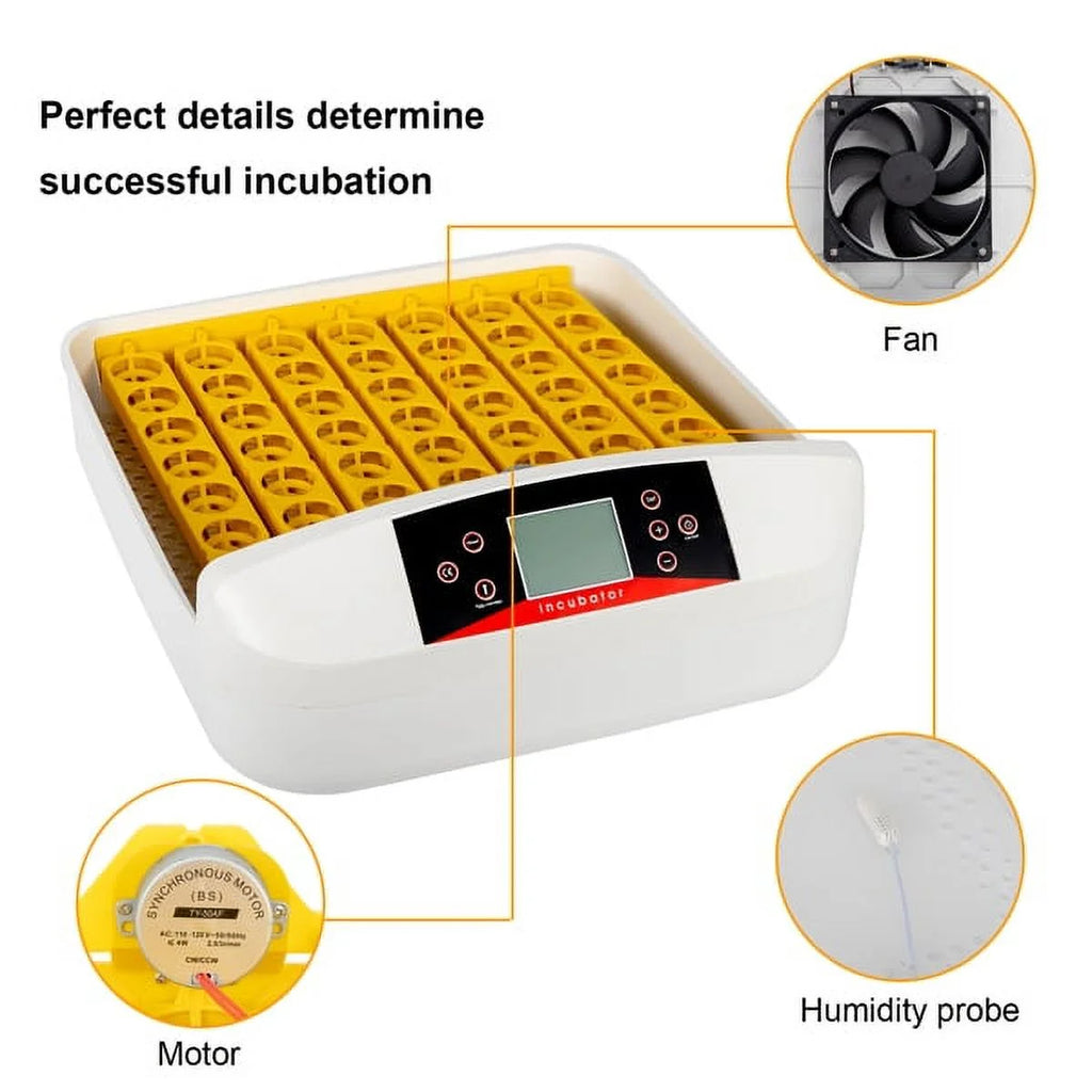 56-Egg Incubator with Automatic Egg Turning W3224