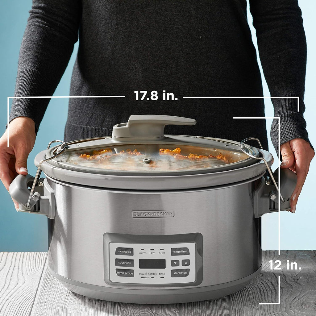7-Quart Digital Slow Cooker with Locking Lid C77132