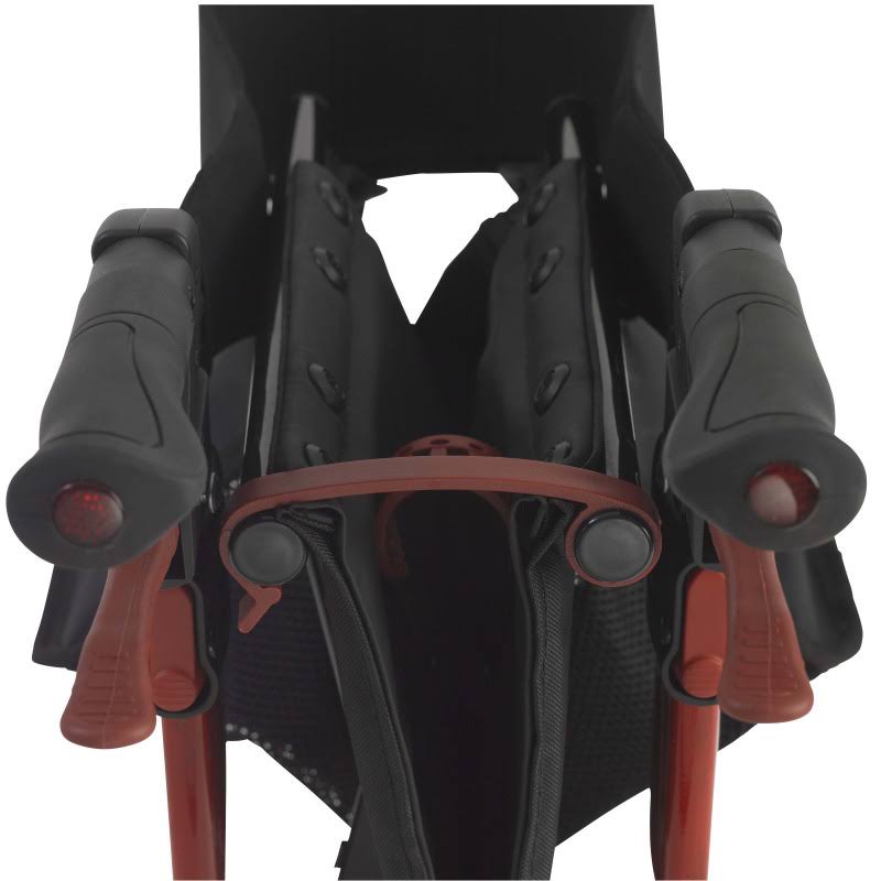 Red Rollator Walker Z1417