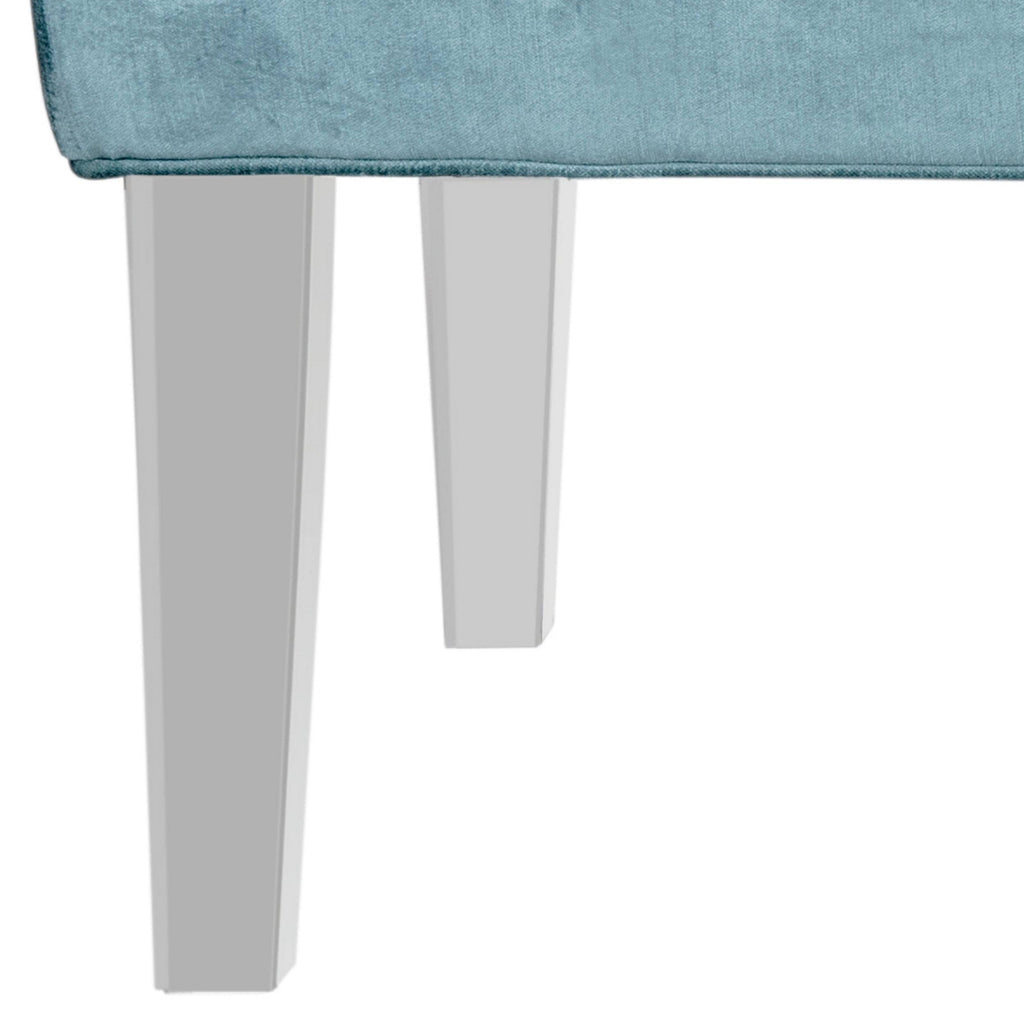 Cyan Tufted Bench Z58665