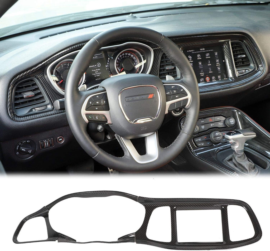 Red Center Console Dashboard Panel Trim for Dodge Challenger X54620