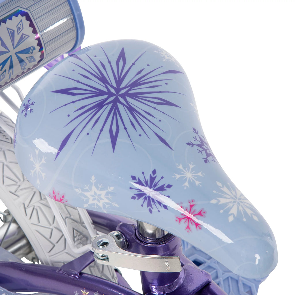 12 in. Bike with Doll Carrier Sleigh, White and Purple K734363