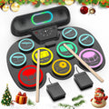 Electronic Drum Set 9 Pads Portable MIDI Roll-up Drum Kit Y423