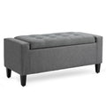 Linen Storage Ottoman Bench V4433