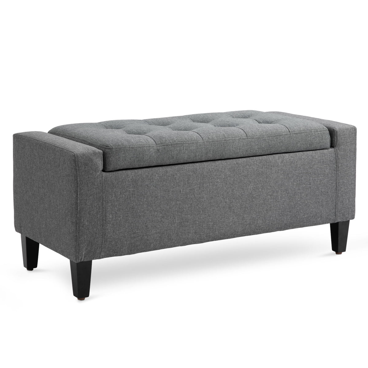 Linen Storage Ottoman Bench V4433