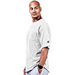 White Cotton Jersey Pocket T-Shirt O733080