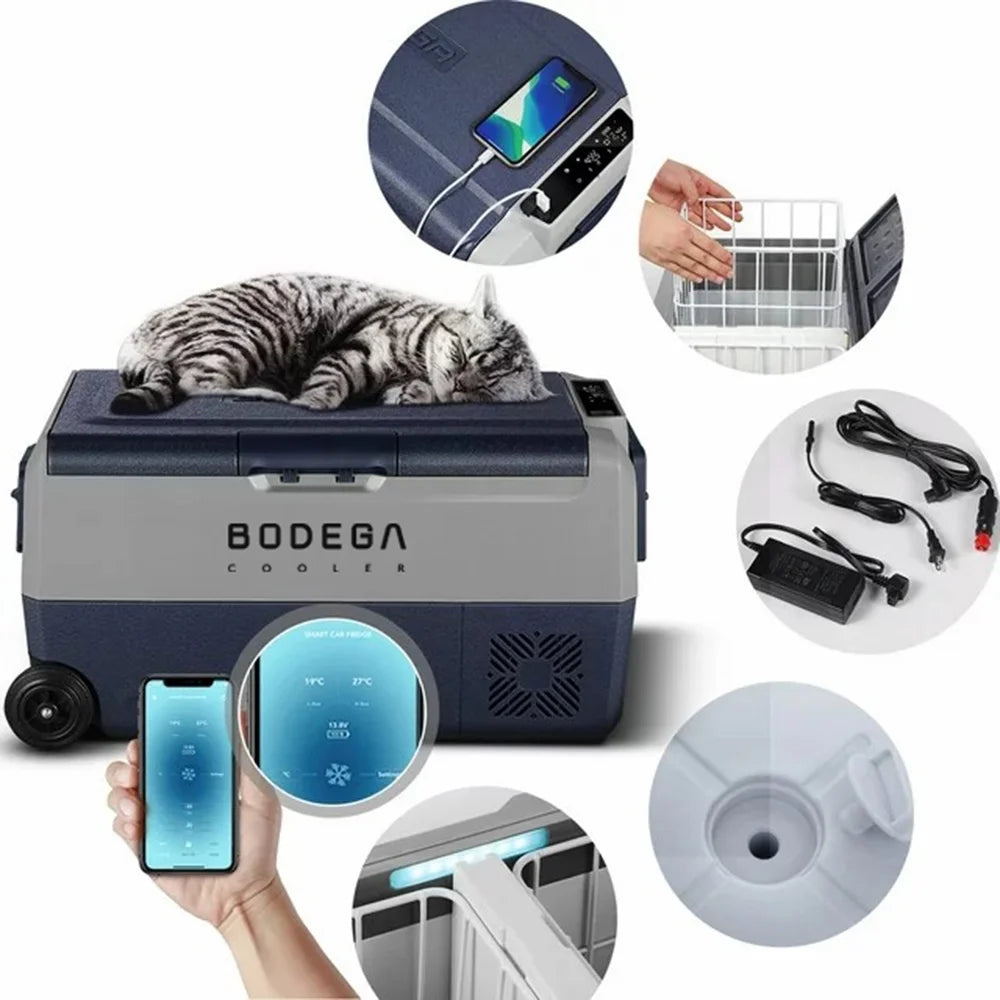 12 Volt 38 Qt Portable Car Refrigerator Cooler A83383