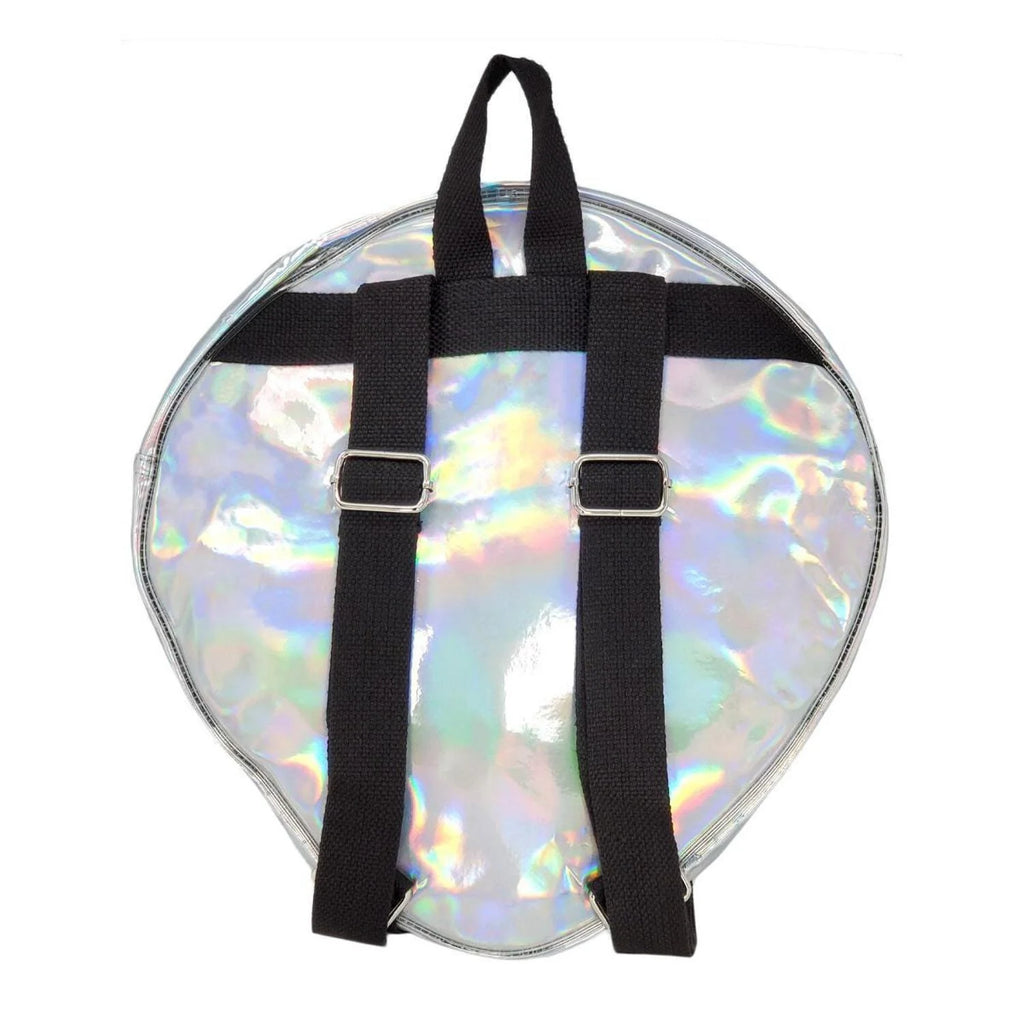 Green Alien Head Vinyl Backpack V365228