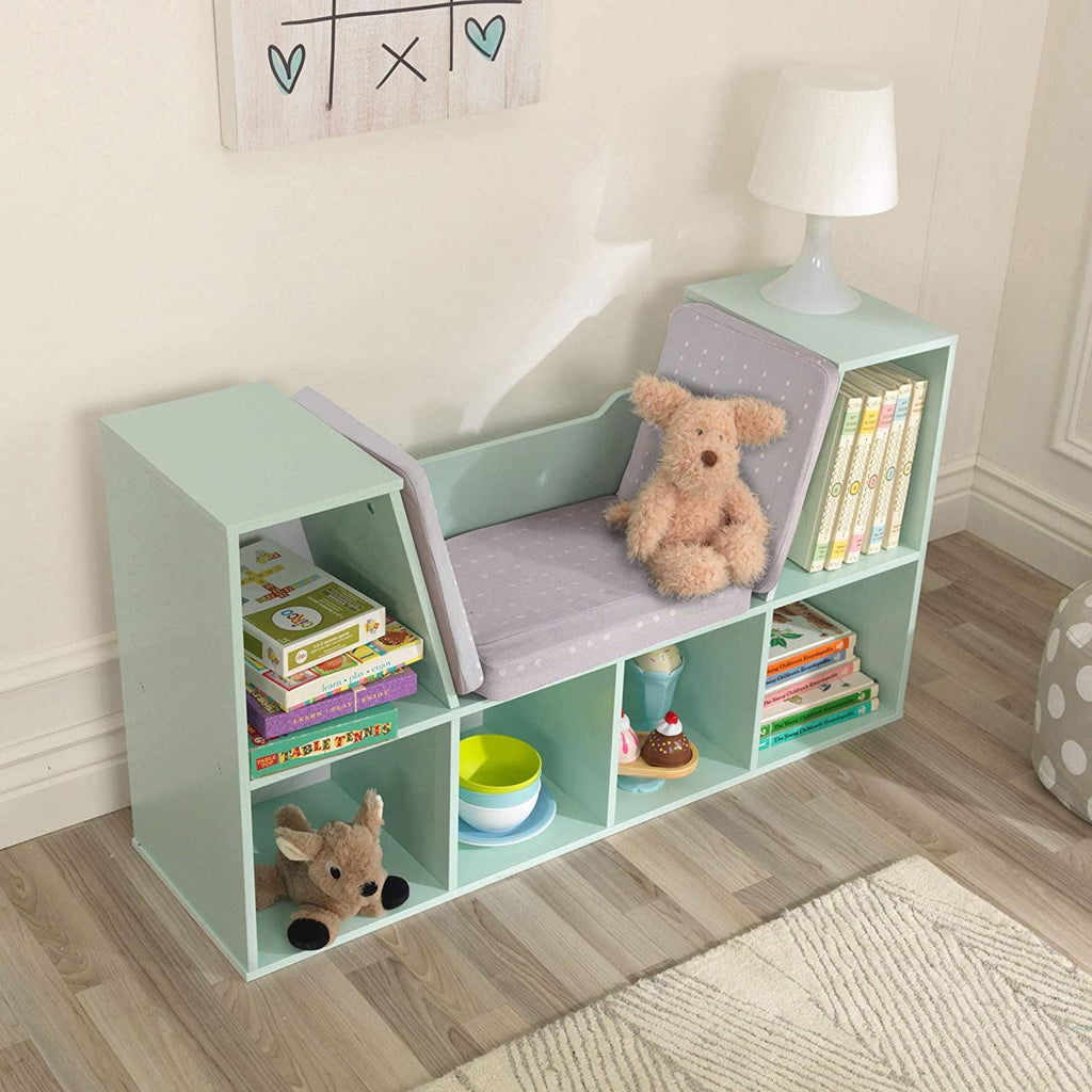 Mint Bookcase with Reading Nook C43978