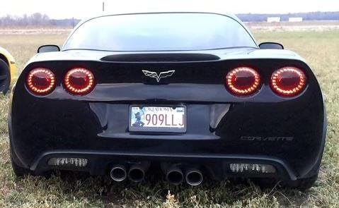 C6 Corvette LED Halo Tail Lights W80884