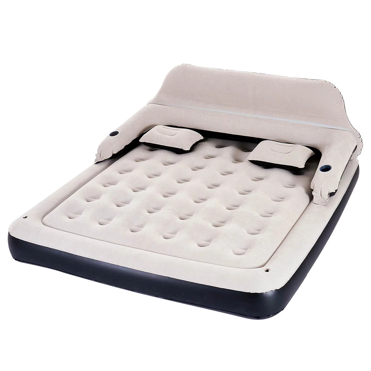 King Size Inflatable Air Mattress with Headboard F8339