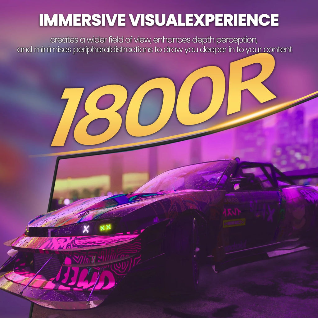 32 Curved Gaming Monitor, FHD 1080P, 165Hz, 1ms, FreeSync, Black J2260